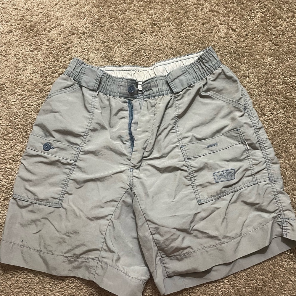 Gray Cargo Shorts